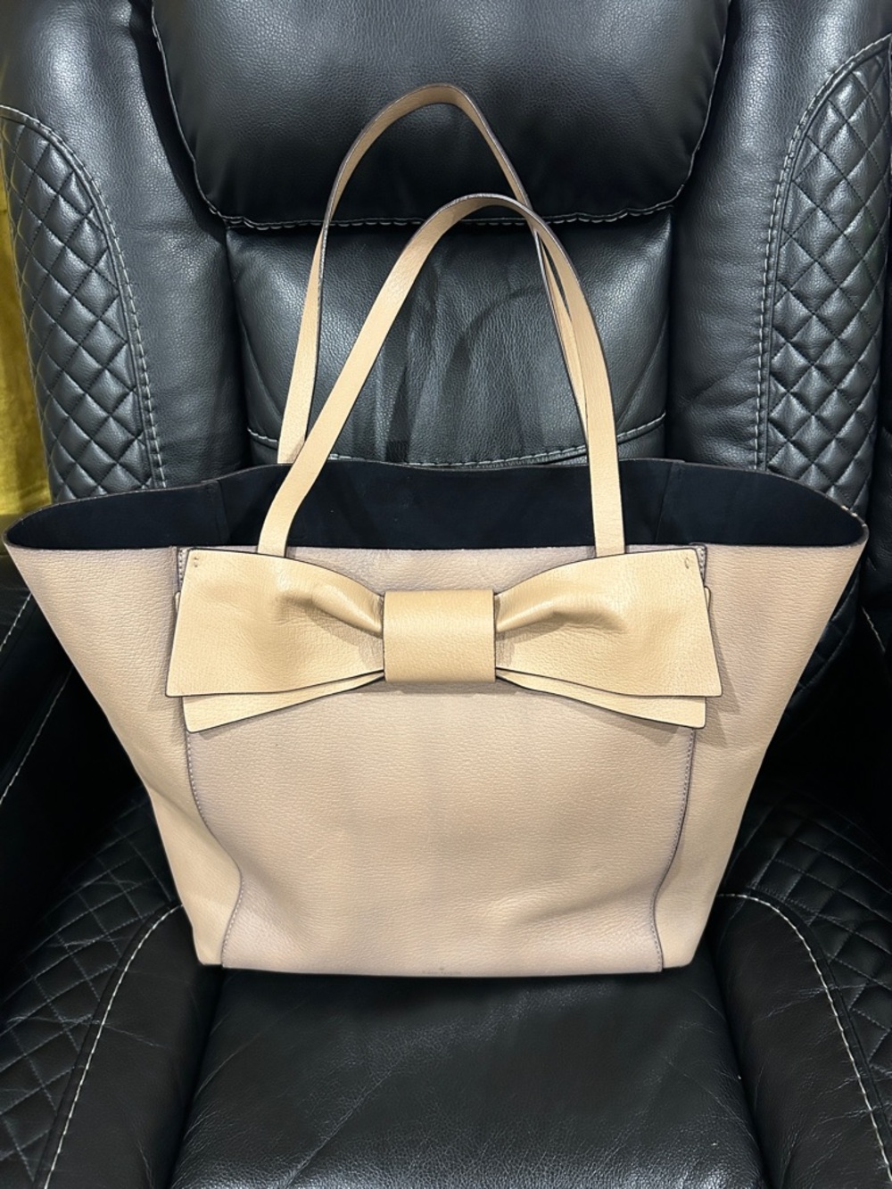 kate spade Beige Bow-Accent Tote